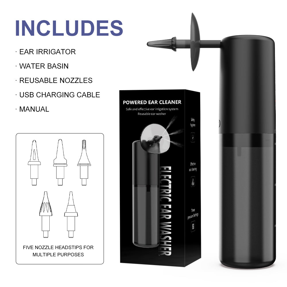 FB009 Electric Ear Wax Removal Device IPX6 Waterproof Ear Washer Cleaning Tool FB009 Electric Ear Wax Removal Device IPX6 Waterproof Ear Washer Cleaning Tool